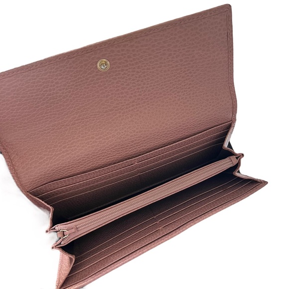 Gucci Swing Leather Logo Long Wallet - Picture 4 of 8